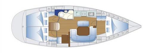 Bavaria 38 design layout