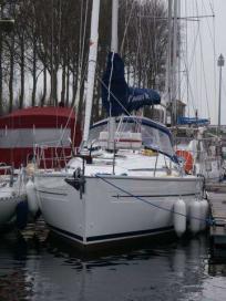 Bavaria 38 at berth