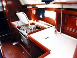 Beneteau galley